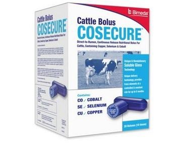 Bimeda Cosecure Cattle Bolus 20 pack