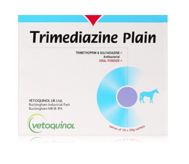 Vetoquinol Trimediazine Plain Oral Powder 10 x 50gm