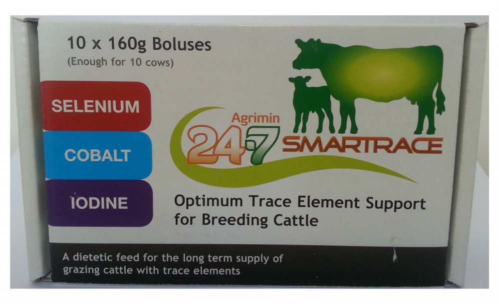 AGRIMIN 24-7 SMARTRACE 10 PACK FOR ADULT CATTLE BREEDING SUPPLEMENT 