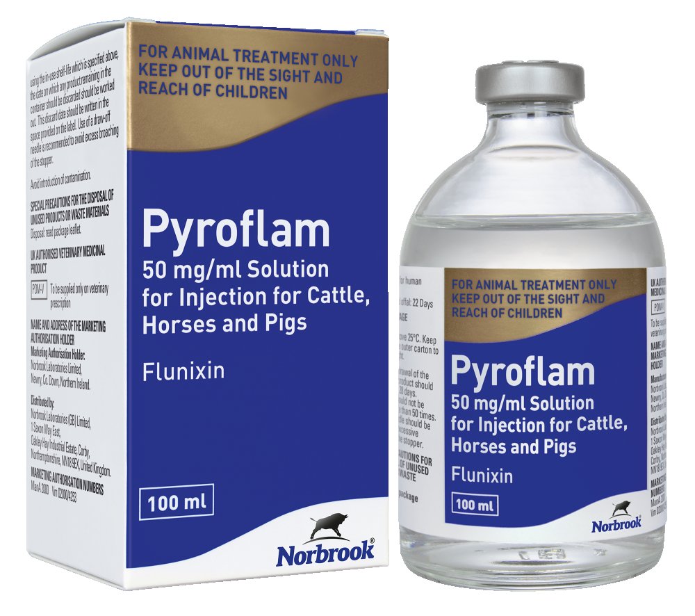 Norbrook Pyroflam 50mg/ml Injection Farmacy