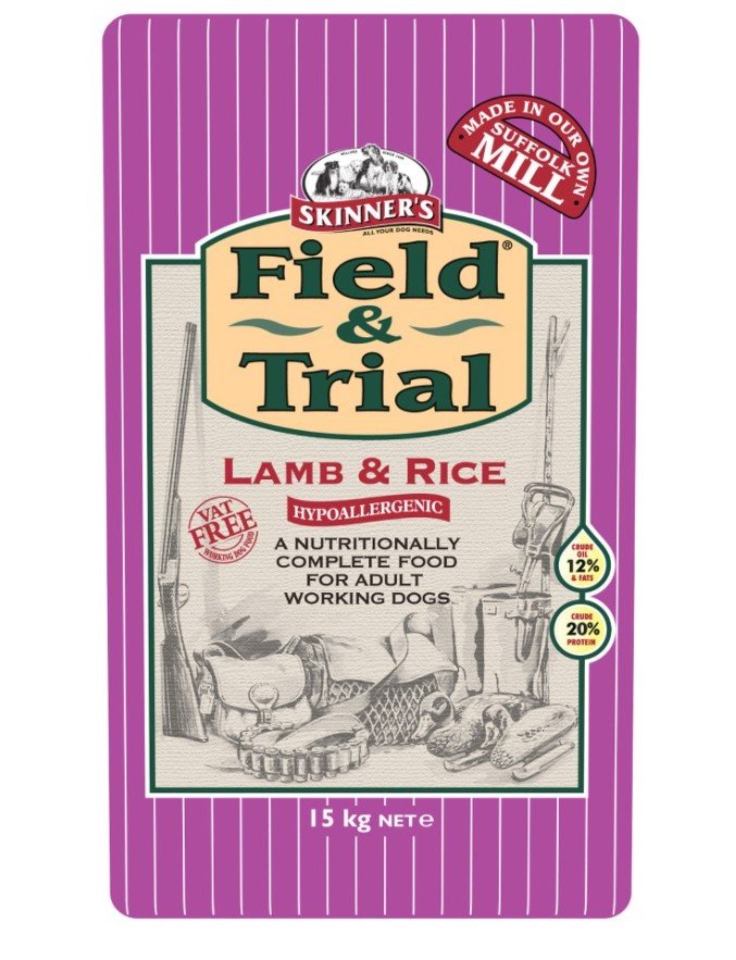 Skinners Dog Field & Trial Lamb & Rice 15kg Farmacy