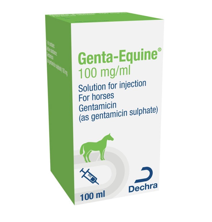 Dechra GentaEquine 100mg/ml Injection 100ml Farmacy