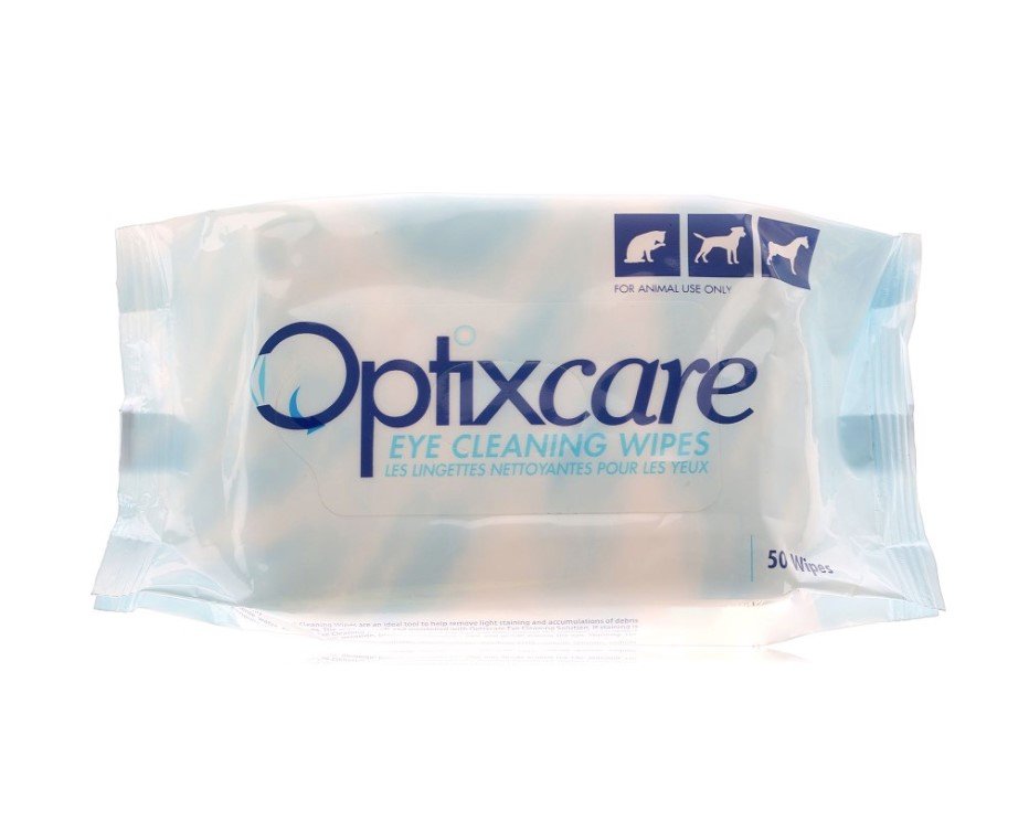Optixcare 50 Count Eye Wipes by Animals OptixCare for Cleaning