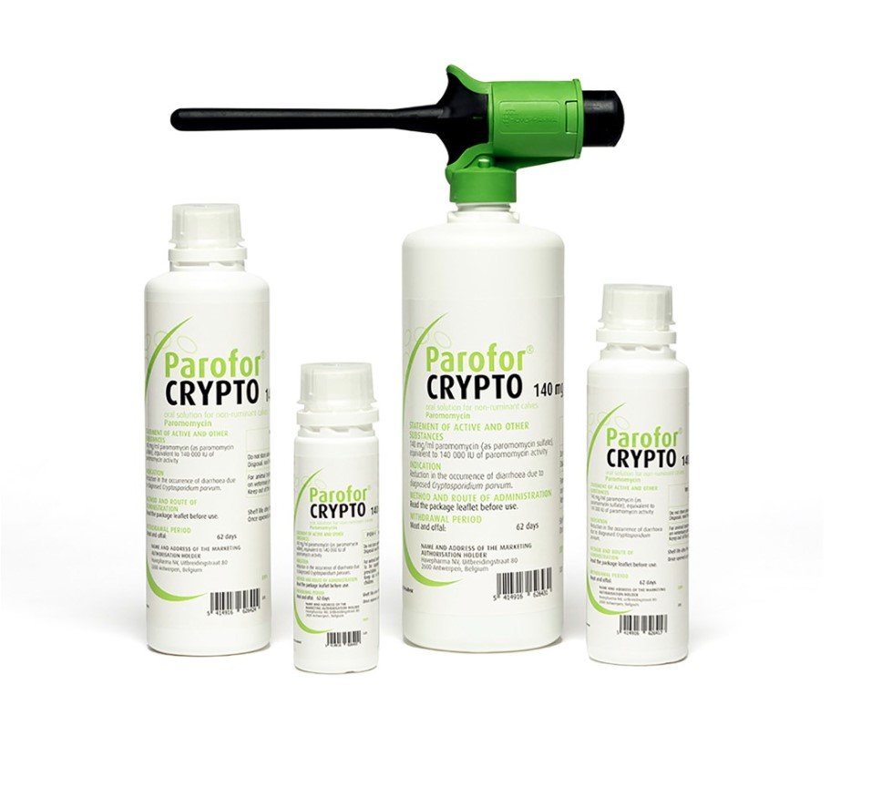 Huvepharma Parofor crypto 140 mg/ml Oral Solution for non-ruminant calves  500ml - Farmacy