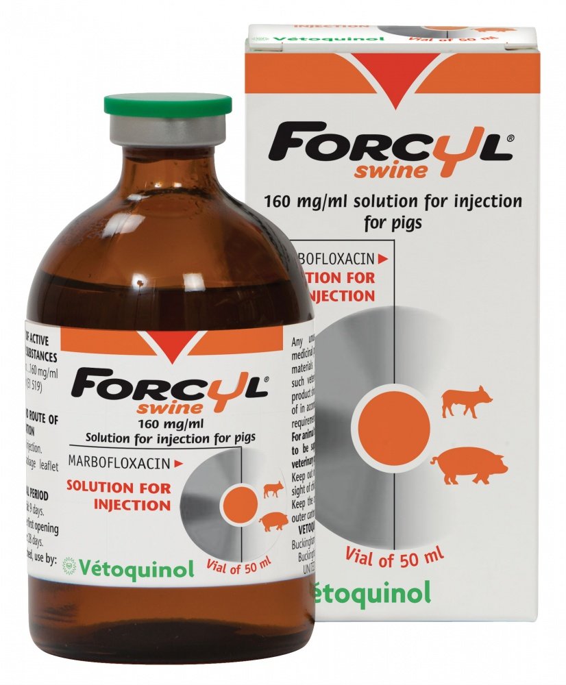 Forcyl Injection Vetoquinol Forcyl Swine Injection 50ml - Farmacy