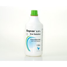 Baycox 25mg/ml Poultry Oral Solution 1L