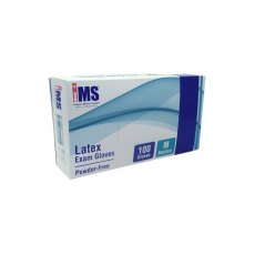 IMS Latex Exam Gloves Powder Free 100 pack