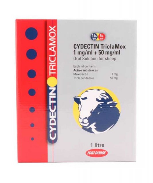 Zoetis Cydectin TriclaMox 50mg/ml Oral Solution Sheep