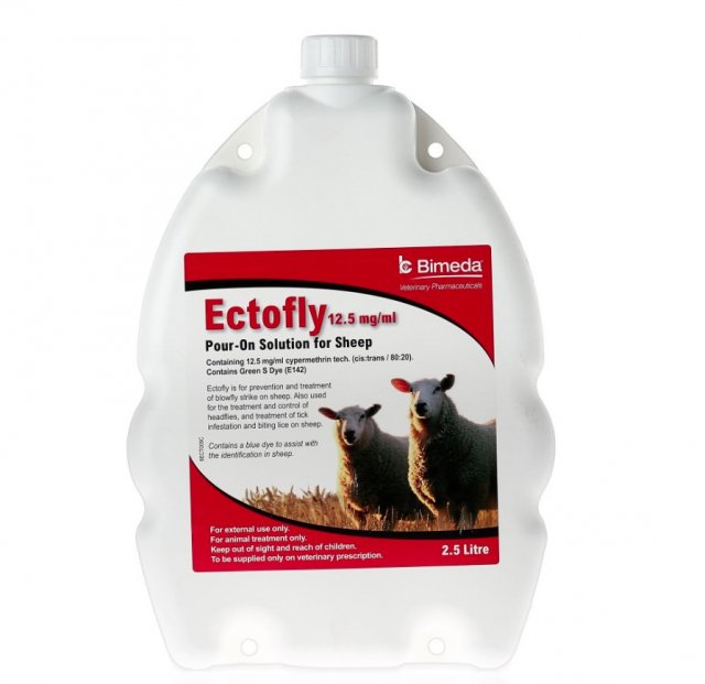 Bimeda Ectofly 12.5 mg/ml Pour-On