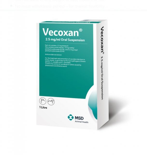 MSD Vecoxan 2.5mg/ml Oral Suspension