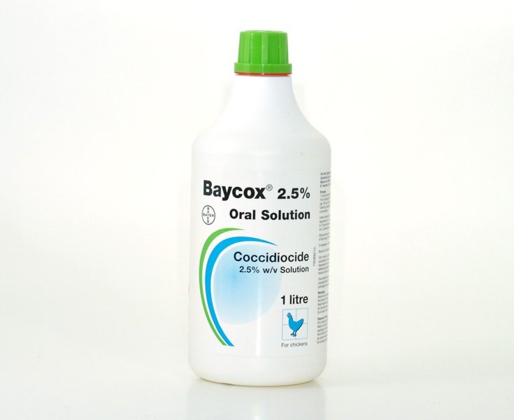 Bayer Baycox 25mg/ml Poultry Oral Solution 1L