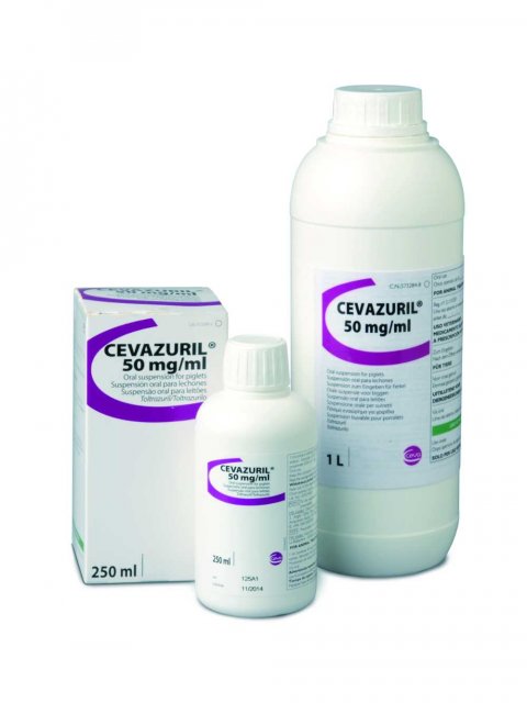 CEVA Cevazuril 50mg/ml Oral Suspension 250ml