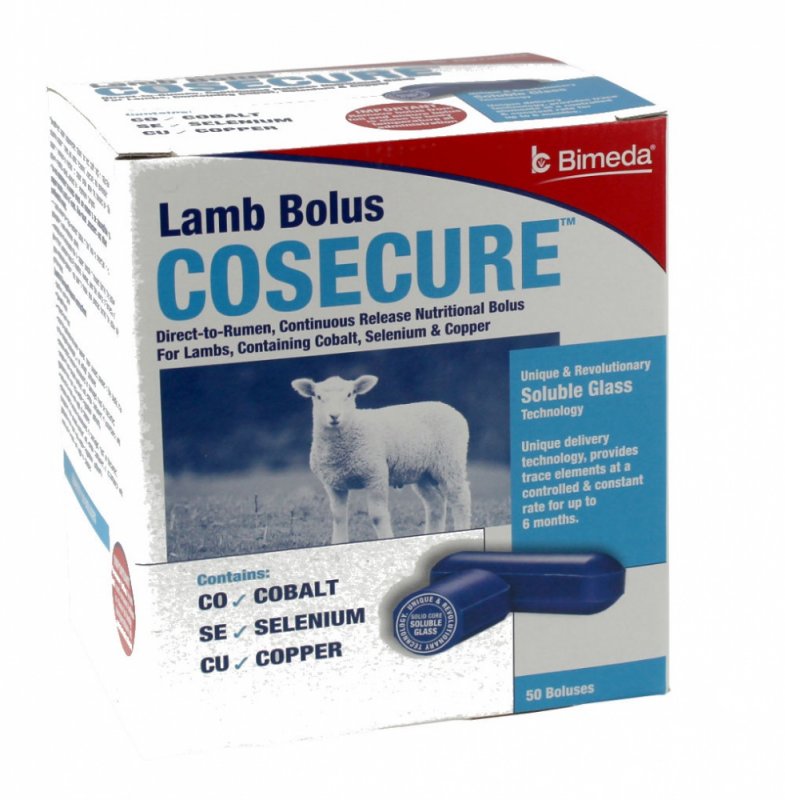 Bimeda Cosecure Lamb Bolus 50 pack