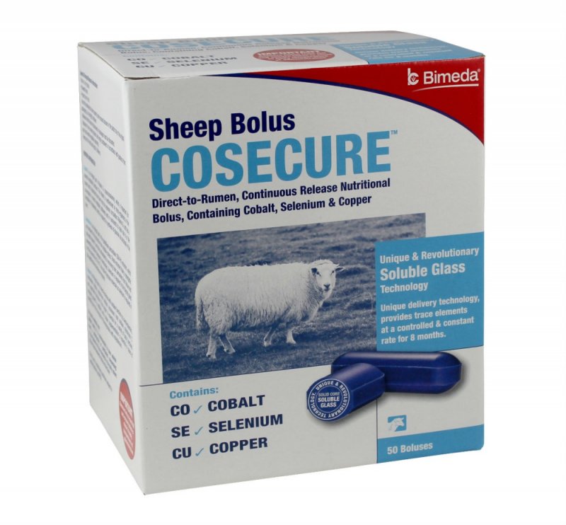 Bimeda Cosecure Sheep Bolus 50 pack