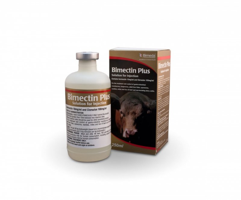 Bimeda Bimectin Plus 10/100mg/ml Sol for Injection