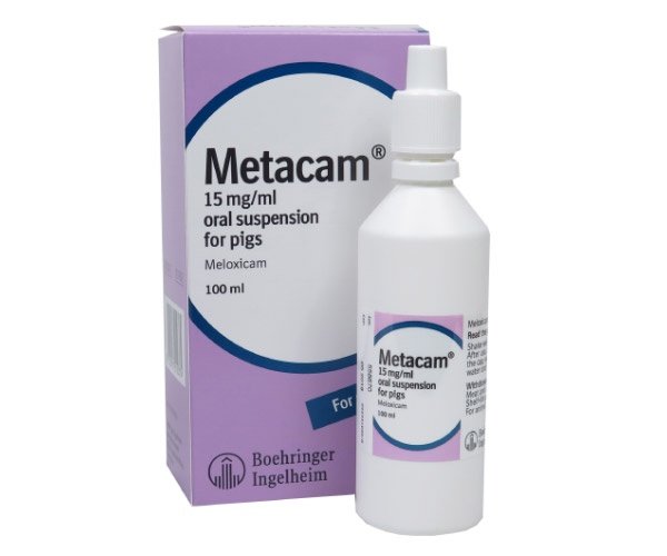 Boehringer Ingelheim Metacam 15mg/ml Oral Suspension Pigs 100ml