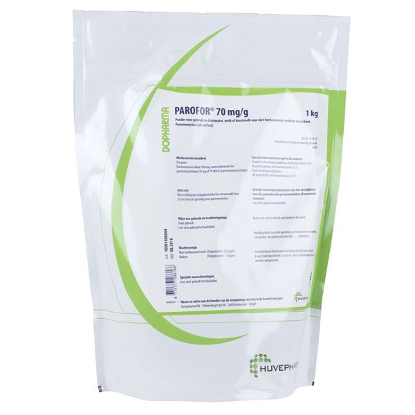 Huvepharma Parofor 70mg/g Soluble Powder 1kg