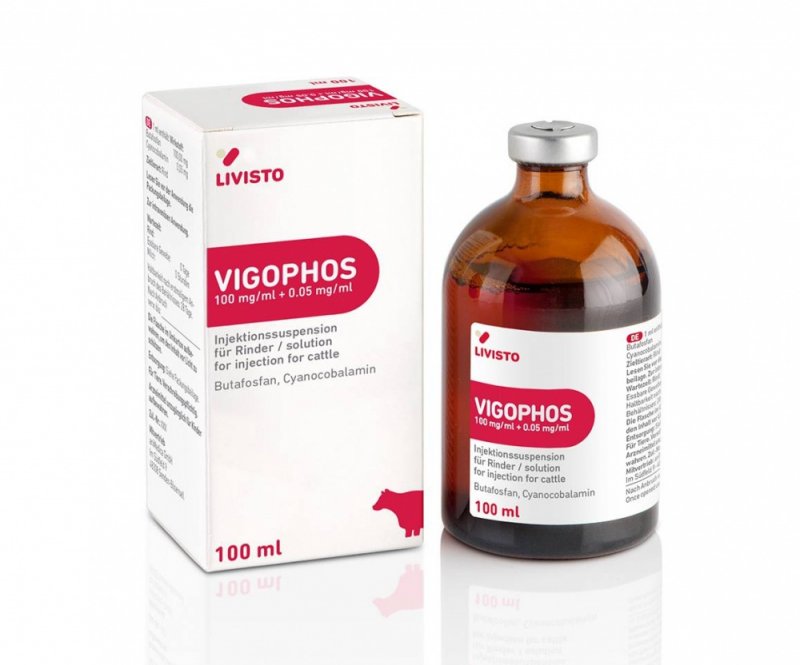 Forte Healthcare Ltd Vigophos 100 mg / ml + 0.05 mg / ml Injection 100ml