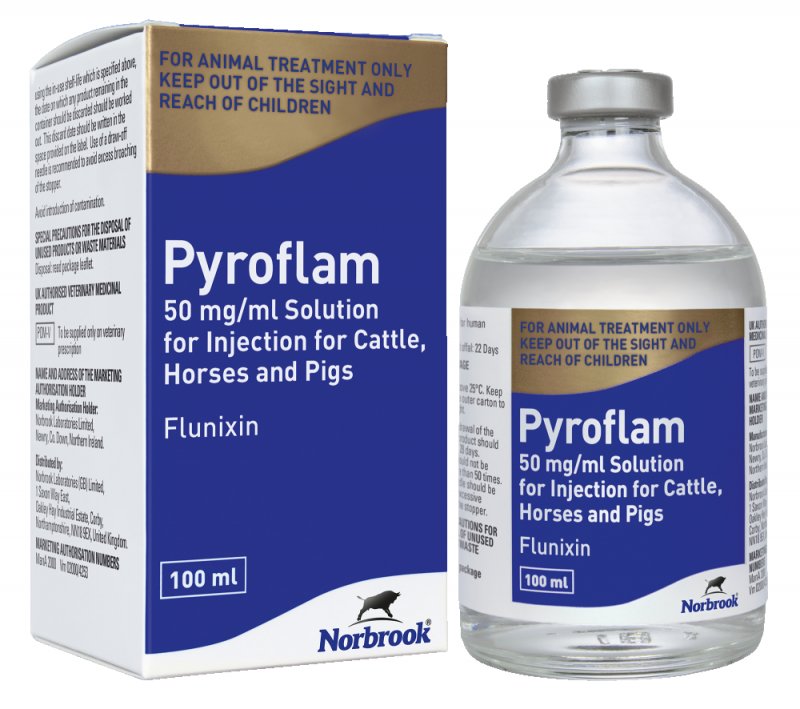 Norbrook Pyroflam 50mg/ml Injection