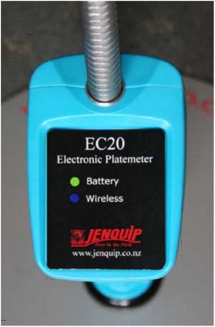 Jenquip Electronic Grassland Plate Meter EC20 + Bluetooth + App