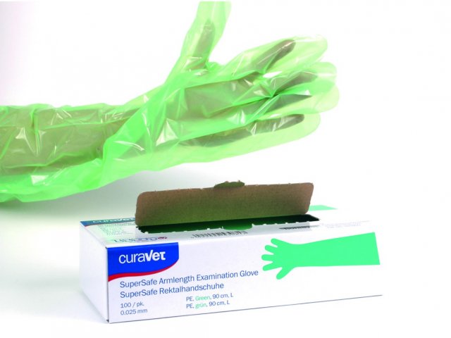 Kruuse Arm Length Gloves Green 100pk