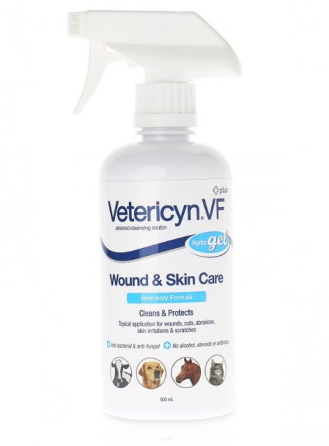 Vetericyn VF Hydrogel Wound & Skin Care Spray 500ml