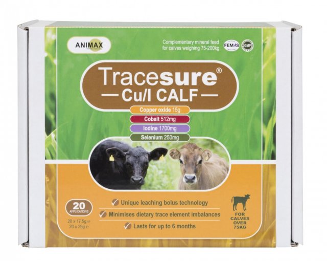 Animax Tracesure Cu/I Calf 20 pack