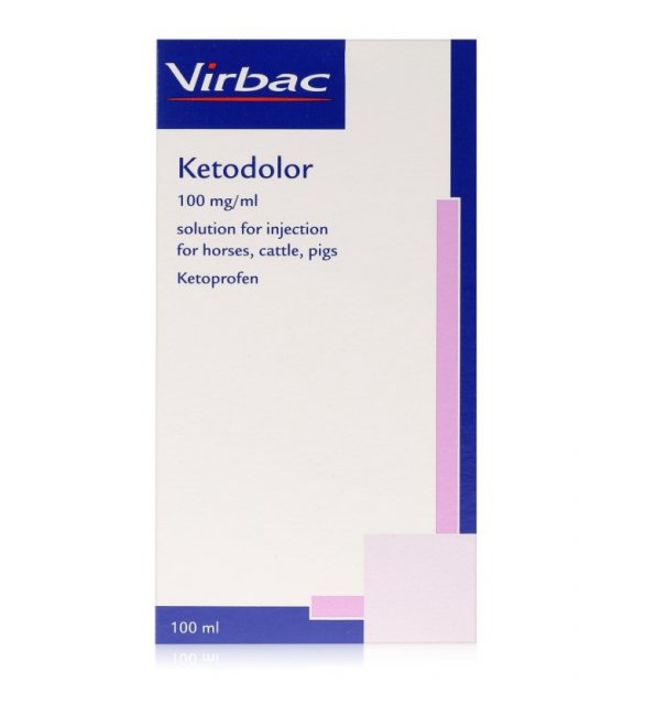 Virbac Ketodolor 100mg/ml Injection 100ml