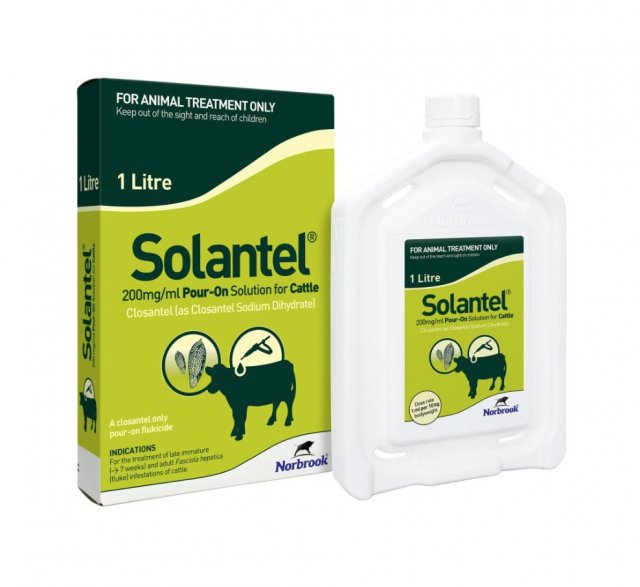 Norbrook Solantel 200mg/ml Pour-On for Cattle