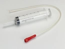 Lamb Feeding Tube and Syringe