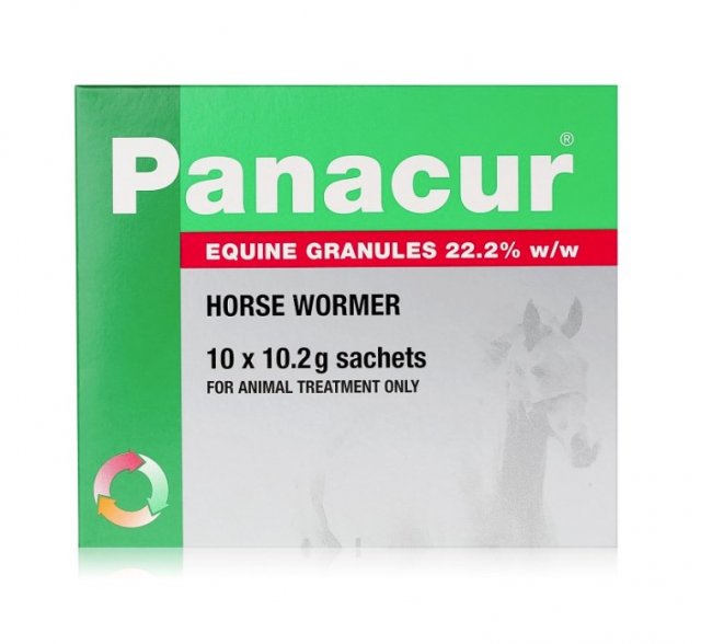 MSD Panacur Equine Granules 22.2% w/w 10 pack