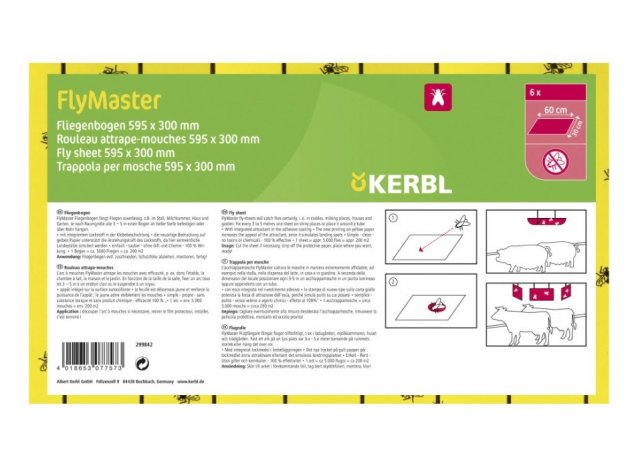 FlyMaster Flypaper Sheets 6 pack