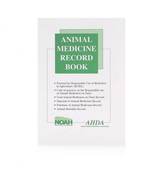 Animal Medicine Admin Record Book