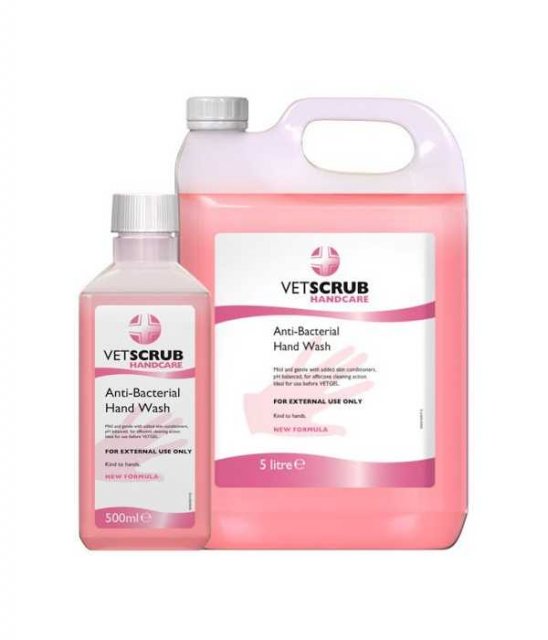 Vetscrub Handcare Anti-bacterial Hand Wash 5lt