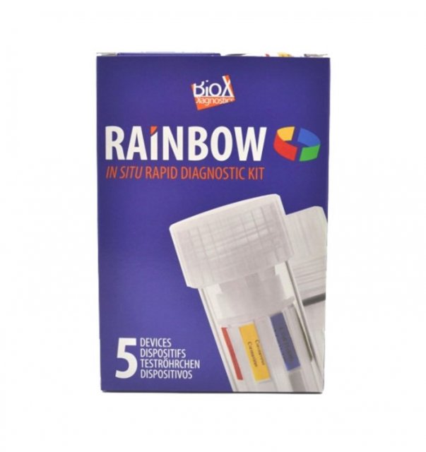 BIO K 288 Rainbow Calf Scour Diagnostic Test 5 pack