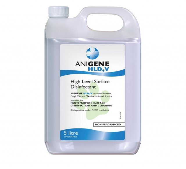 Anigene HLD4V High Level Surface Disinfectant 5L