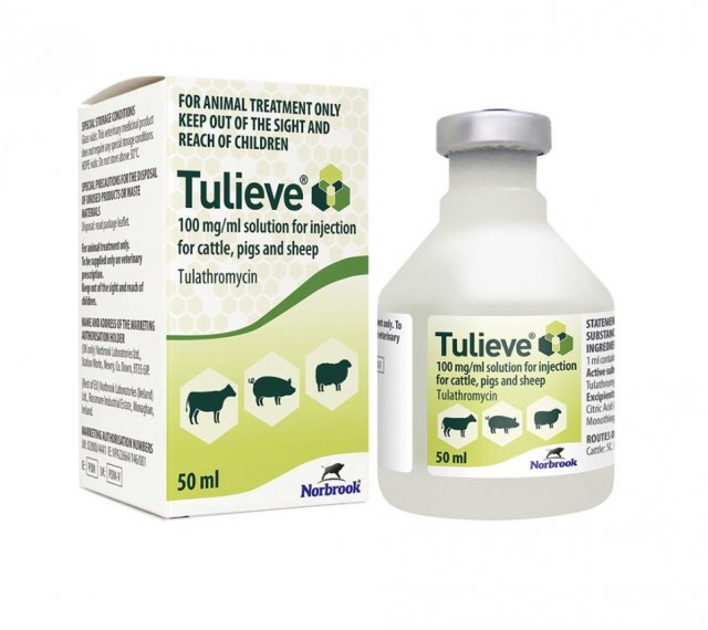 Norbrook Tulieve 100 mg/ml Injection