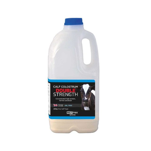 Nettex Calf Colostrum Double Strength Bottle 200gm x 4 pack