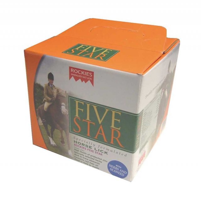 Rockies Five Star Lick 5kg