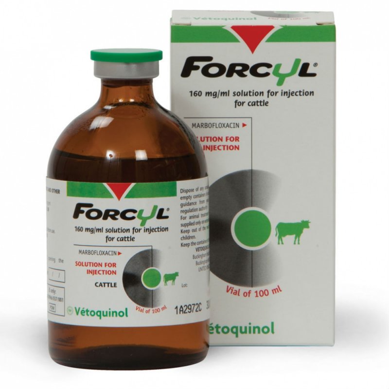Vetoquinol Forcyl 160mg/ml Injection 100ml